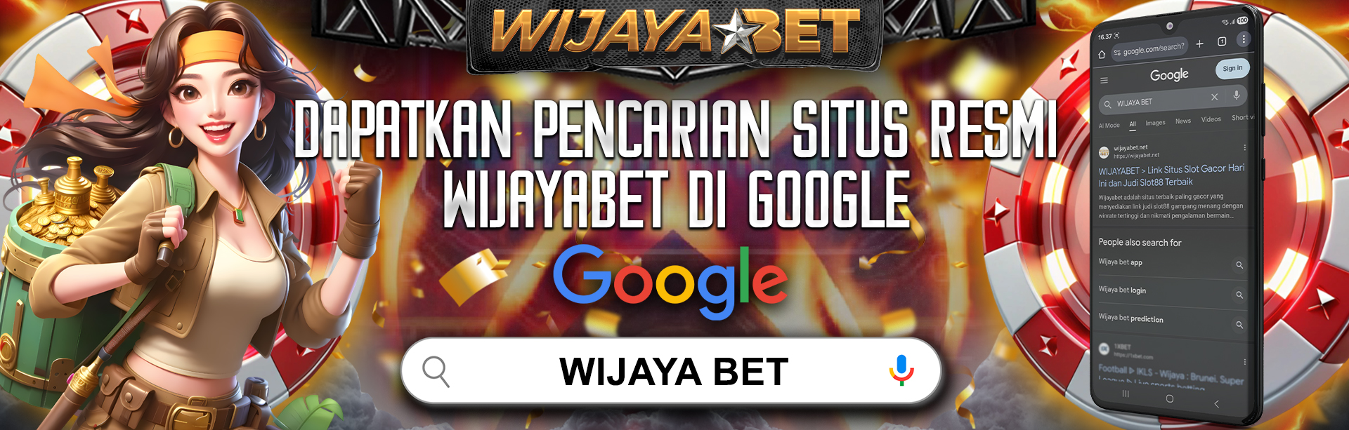 PENCARIAN GOOGLE KETIK "WIJAYA BET"